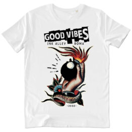 T-SHIRT UNISEX - BOMBA white