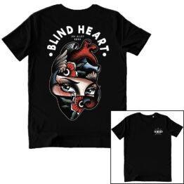 T-SHIRT UNISEX F+R - CUORE SGUARDO black