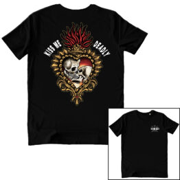 T-SHIRT UNISEX F+R - CUORE TESCHI black