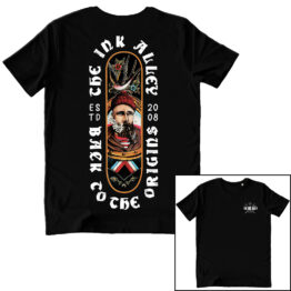 T-SHIRT UNISEX F+R - MARINAIO black