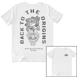 T-SHIRT UNISEX F+R - ROSA OCCHIO white