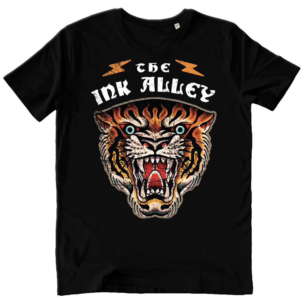 T-SHIRT UNISEX - TIGER black
